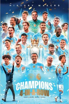 Αφίσα Manchester City - Champions 2024