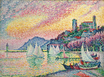 Αφίσα Old Port of Cannes; Vieux port de Cannes, 1918