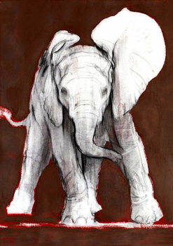 Εκτύπωση καμβά One Ear Up, 2018,