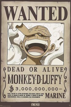 Αφίσα One Piece - Wanted Luffy Wano