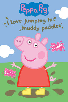 Αφίσα Peppa Wutz - Muddy Puddle