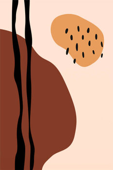 Αφίσα Printable Botanical Boho Shapes Wall Decor