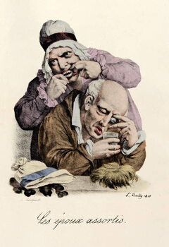 Αφίσα The assorted spools Engraving by Louis-Leopold Boilly