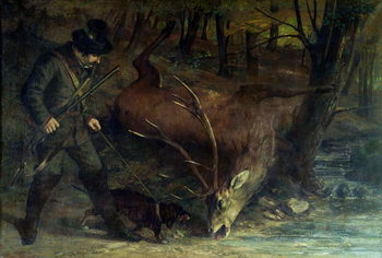 Αφίσα The Death of the Stag, 1859