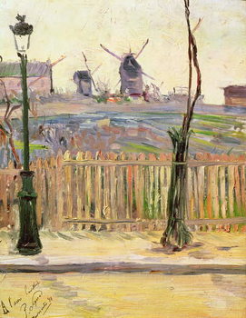 Αφίσα The Windmills at Montmartre, 1884