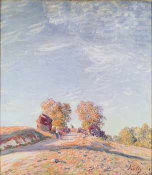 Αφίσα Uphill Road in Sunshine, 1891