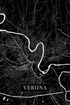 Εκτύπωση καμβά Verona black