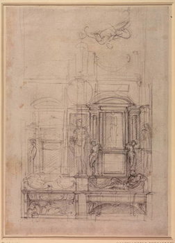 Αφίσα W.26r Design for the Medici Chapel in the church of San Lorenzo, Florence