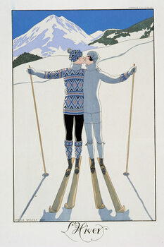Αφίσα Winter: Lovers in the Snow, 1925