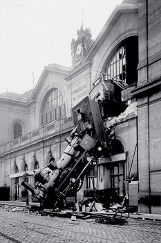 Αφίσα Το δυστύχημα στο Gare Montparnasse (1895)