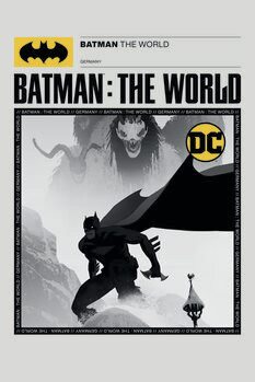 Εκτύπωση καμβά Batman - The world Germany Cover