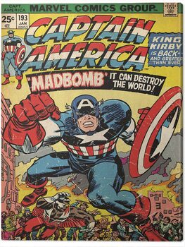 Εκτύπωση καμβά Captain America - Madbomb