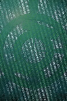 Εκτύπωση καμβά Green Lantern - Logo