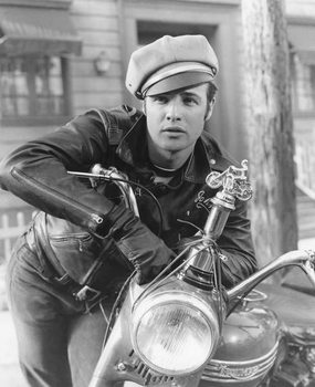 Εκτύπωση καμβά Marlon Brando, The Wild One 1953 Directed By Laslo Benedek