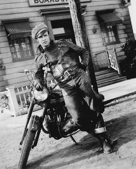 Εκτύπωση καμβά Marlon Brando, The Wild One 1953 Directed By Laslo Benedek
