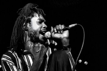 Εκτύπωση καμβά Peter Tosh in concert/Roma, 1980
