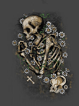 Εκτύπωση καμβά Pushing daisies