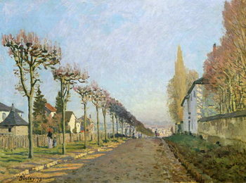 Εκτύπωση καμβά Rue de la Machine, Louveciennes, 1873