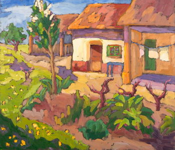 Εκτύπωση καμβά Spring Awakening  oil on board