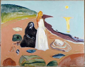 Εκτύπωση καμβά Two Women on the Beach