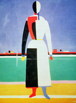 Εκτύπωση καμβά Woman with a Rake