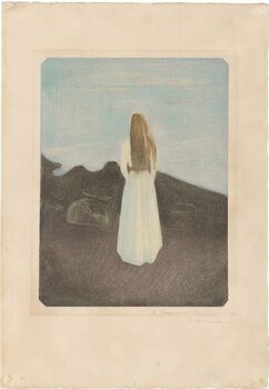 Εκτύπωση καμβά Young Woman on the Beach