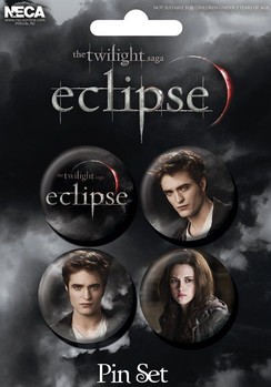 Комплект значки 4 броя TWILIGHT ECLIPSE