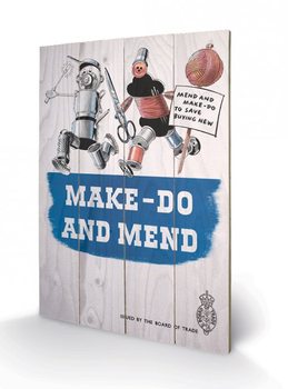 Изкуство от дърво IWM - make do & mend
