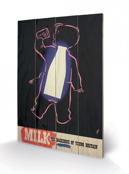 Изкуство от дърво IWM - milk