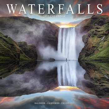 Календар 2027 Waterfalls