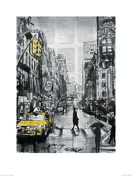 Loui Jover - Brooklyn Cab Картина