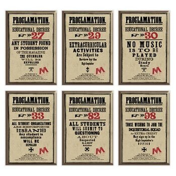 Магнити Harry Potter - Proclamations