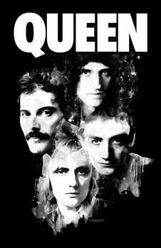 Текстилен плакат Queen - Faces