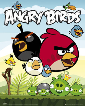 Плакат Angry Birds - Group