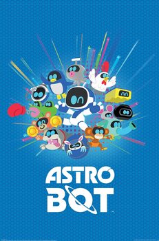 Плакат Astro Bot -  Friends