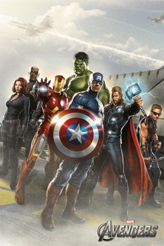 Плакат AVENGERS - flight deck