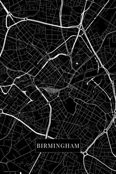 Плакат Birmingham black