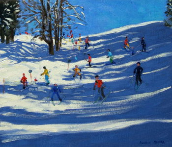Плакат Blue shadows, Morzine
