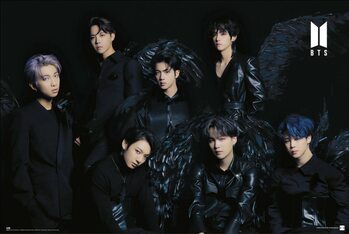 Плакат BTS - Black Wings