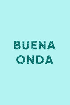 Плакат Buena onda
