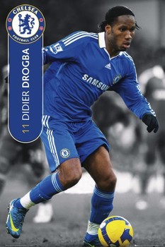 Плакат Chelsea - Drogba 08/09