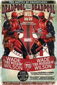 Плакат Deadpool - Wade vs Wade