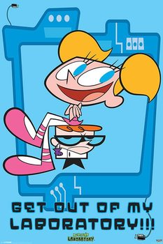 Плакат DEXTERS LABORATORY - get out