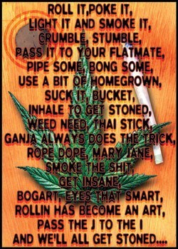Плакат Dope poem