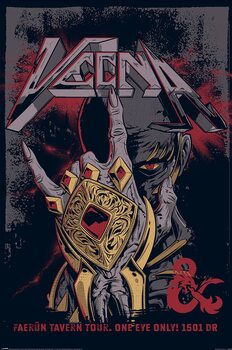 Плакат Dungeons & Dragons - Vecna Comic