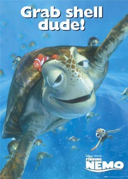 Плакат FINDING NEMO– turtle