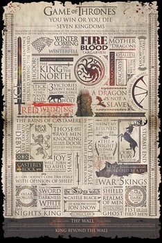 Плакат Game of Thrones - Infographic