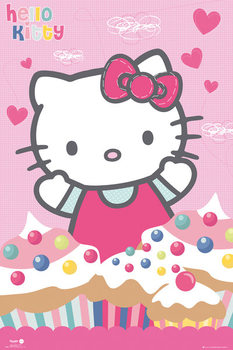 Плакат Hello Kitty - Cupcakes