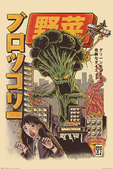 Плакат Ilustrata - Broccozilla