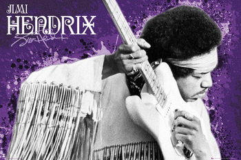 Плакат JIMI HENDRIX - purple